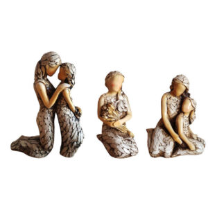 Willow Tree Beeldje – Moeder & Dochter Zilver (3-Pack)