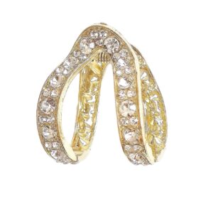Dames Haar Klem – Dubbele Ring Paardenstaart Model