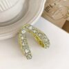 Women's Hair Claw – Double Ring Ponytail Model (2)