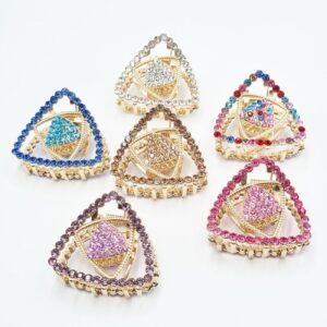 Dames Haar Klem – Strass Driehoek Ontwerp