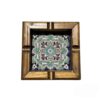 Wooden Ashtray for Cigar Lovers – Elegant, Great for Office, Patio with Tile Design (2)