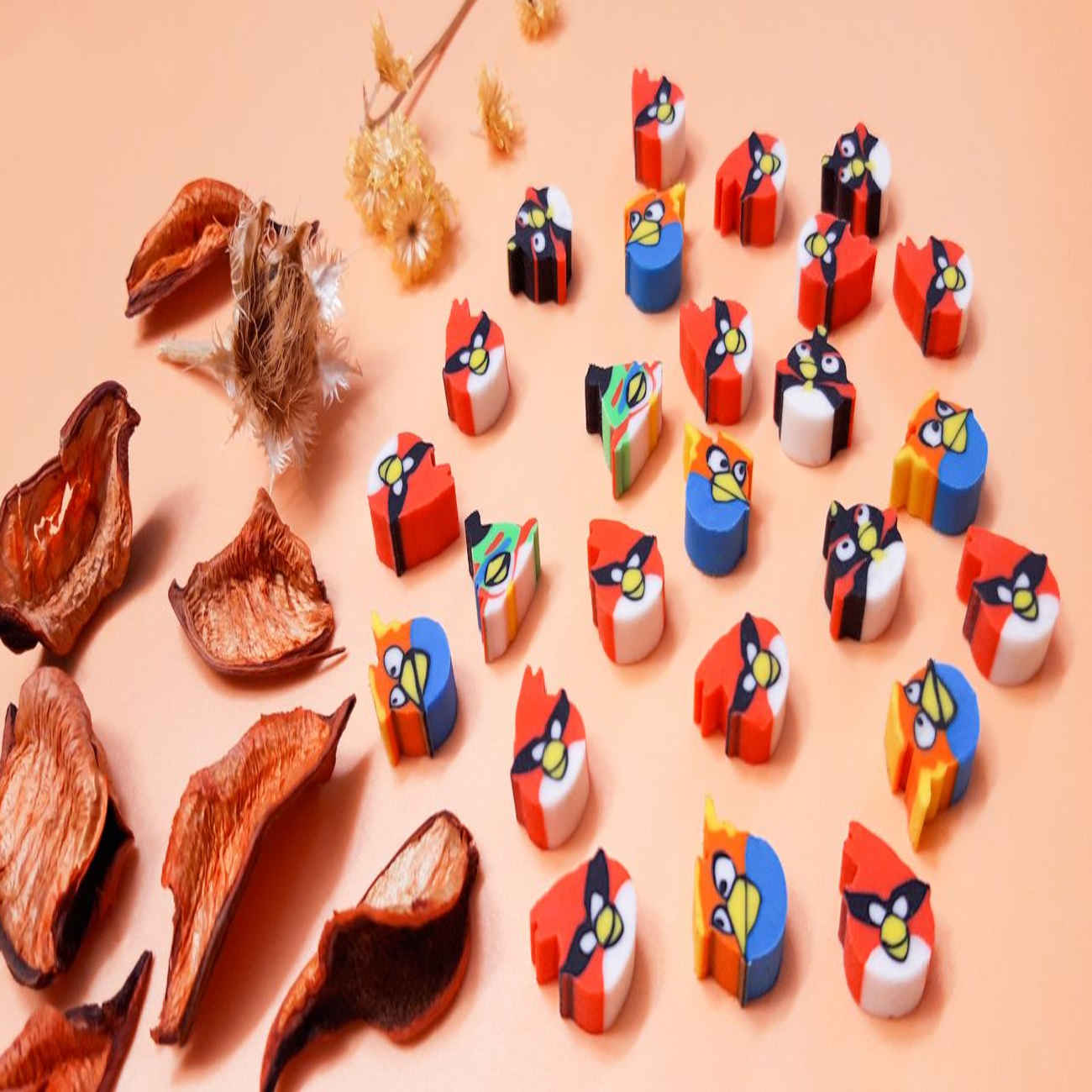 Boze Vogels Gummen (Set van 20) – Kleurrijk