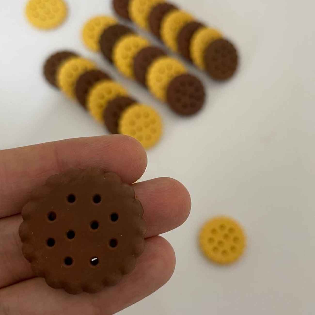 Mini koekjesgum – Set van 5
