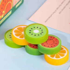 Mini fruit gummen – Watermeloen, Sinaasappel, Kiwi