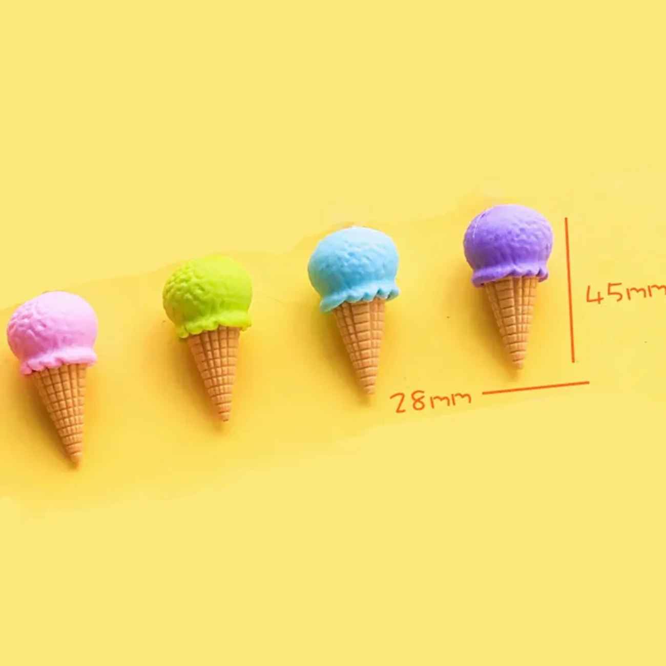 Lekker uitziende ijsje gum – niet opeten, mee gummen